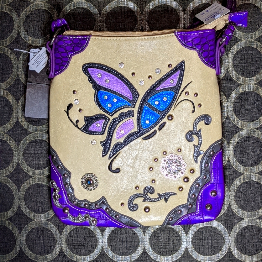 Butterfly crossbody